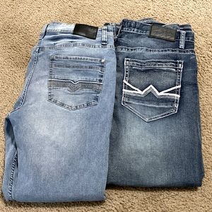 Bundle of designer jeans size 34x30!  Both in great shape